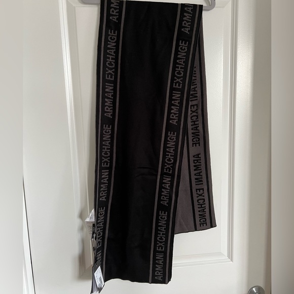 Armani Exchange Other - Armani Exchange black scarf; never used and brand new. Perfect for the cold!